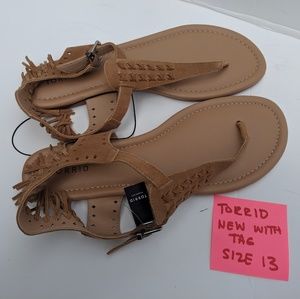 Torrid Sandals NEW size 13
